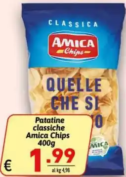 Ipercarni Patatine classiche Amica Chips offerta