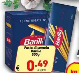 Ipercarni Penne rigate Barilla offerta