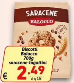 Ipercarni Biscotti Balocco saracene-fagottini offerta