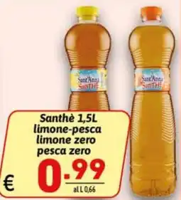 Ipercarni Santhè limone-pesca offerta