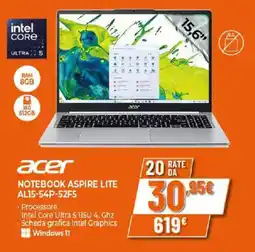 Ipercoop Acer Notebook Aspire Lite AL15-54P-52F5 offerta