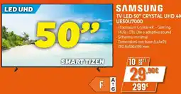 Ipercoop Samsung TV LED 50" Crystal UHD 4K offerta