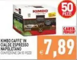 Iperfamily Kimbo Caffè in Cialde Espresso Napoletano offerta