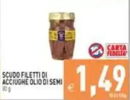 Iperfamily Scudo filetti di acciughe olio di semi offerta