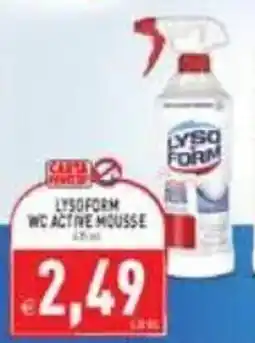 Iperfamily Lysoform wc active mousse offerta