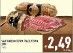 Iperfamily San Carlo Coppa Piacentina DOP offerta