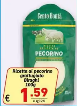 Ipercarni Ricetta al pecorino grattugiato Biraghi offerta