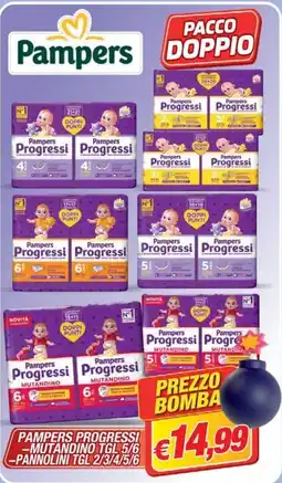 Vapashop Pampers Progressi Mutandino offerta