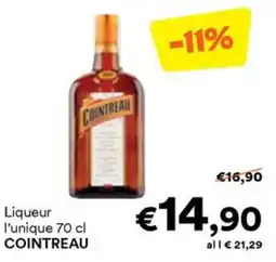 Unes Liqueur l'unique 70 cl COINTREAU offerta