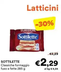 Unes Sottilette Classiche formaggio offerta