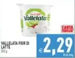 Iperfamily Vallelata fior di latte offerta