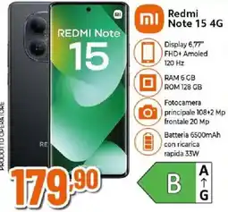 Ipercoop Redmi Note 15 4G offerta