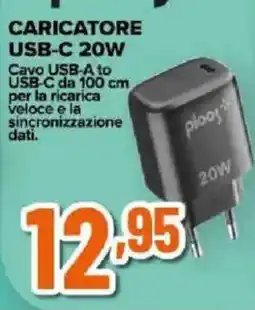 Ipercoop Caricatore USB-C 20W piooy offerta
