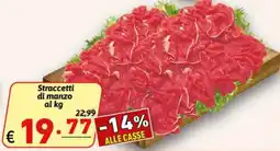Ipercarni Straccetti di manzo offerta