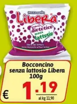 Ipercarni Bocconcino senza lattosio Libera offerta