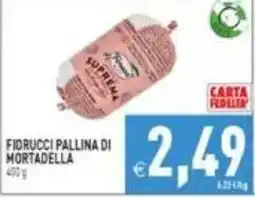 Iperfamily Fiorucci pallina di mortadella offerta