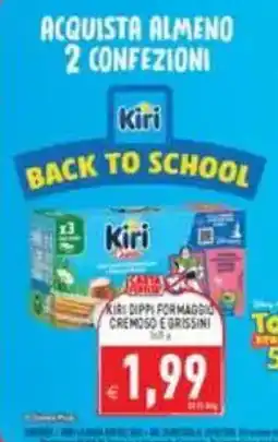 Iperfamily Kiri Dippi Formaggio Cremoso e Grissini offerta