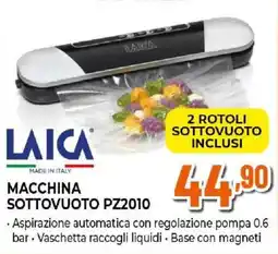 Ipercoop Macchina sottovuoto Laica PZ2010 offerta