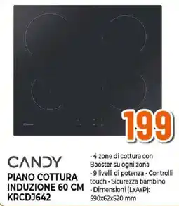 Ipercoop Candy piano cottura induzione 60 cm offerta