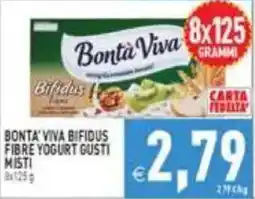 Iperfamily Bonta' Viva Bifidus Fibre Yogurt Gusti Misti offerta