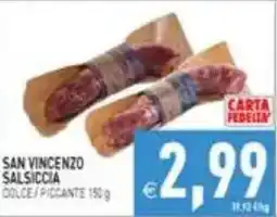 Iperfamily San Vincenzo Salsiccia offerta