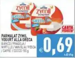 Iperfamily Parmalat Zymil Yogurt alla greca offerta