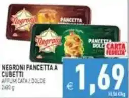 Iperfamily Negroni pancetta a cubetti offerta