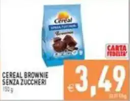 Iperfamily Cereal Brownie senza zuccheri offerta
