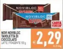 Iperfamily Novi Novibloc Tavoletta di cioccolato offerta