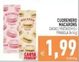 Iperfamily Cuorenero macarons offerta