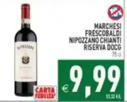Iperfamily Marchesi Frescobaldi Nipozzano Chianti Riserva DOCG offerta