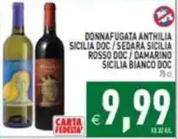 Iperfamily Donnafugata Anthilia Sicilia DOC / Sedara Sicilia Rosso DOC / Damarino Sicilia Bianco DOC offerta