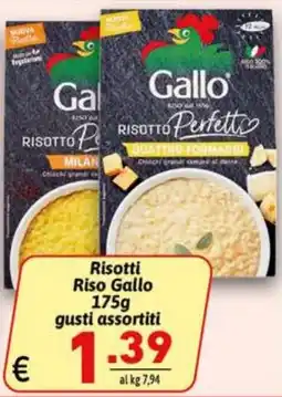 Ipercarni Risotti Riso Gallo offerta