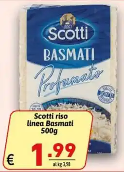 Ipercarni Scotti riso linea Basmati offerta