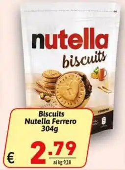 Ipercarni Biscuits Nutella Ferrero offerta