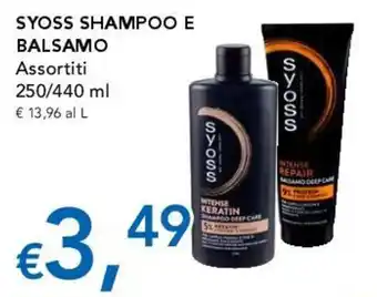 Syoss shampoo e balsamo