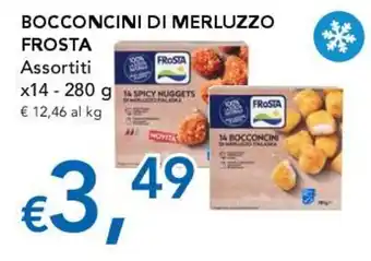 Bocconcini di merluzzo frosta