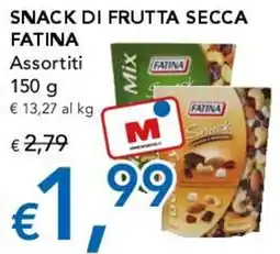Migross Supermercati e Market Snack di frutta secca assortiti Fatina offerta