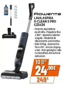 Ipercoop Rowenta Lava Aspira X-Clean 5 Pro offerta