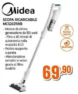 Ipercoop Scopa ricaricabile Midea offerta