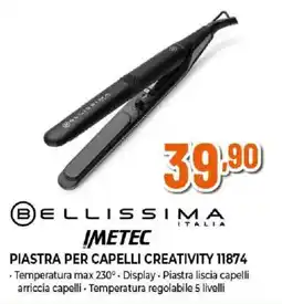 Ipercoop Piastra per capelli Creativity 11874 offerta