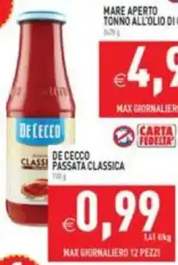 Iperfamily De Cecco passata classica offerta