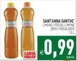 Iperfamily Sant'anna santhe limone pesca limone zero offerta