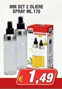 Vapashop Set 2 oliere spray offerta