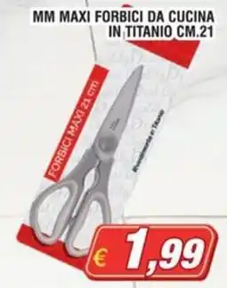 Vapashop MM forbici da cucina in titanio offerta