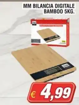 Vapashop Bilancia digitale bamboo offerta