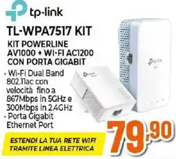 Ipercoop tp-link TL-WPA7517 KIT offerta