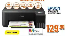 Ipercoop Epson stampante inkjet et-1810 offerta