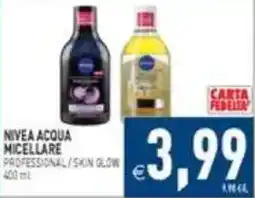 Iperfamily Nivea acqua micellare professional / skin glow offerta