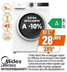 Ipercoop Lavatrice Midea offerta